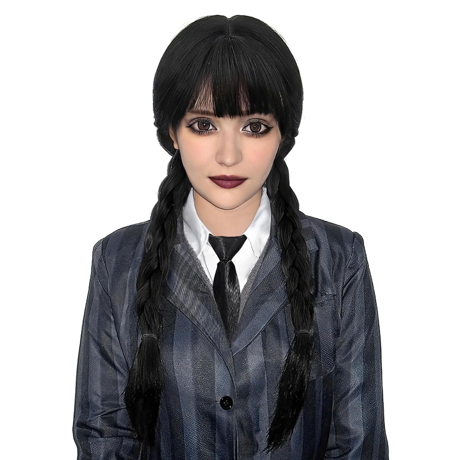 Long Black Braided Wig Widnesd - đánh giá và giá Synthetic Braided Wigs For Black Women
