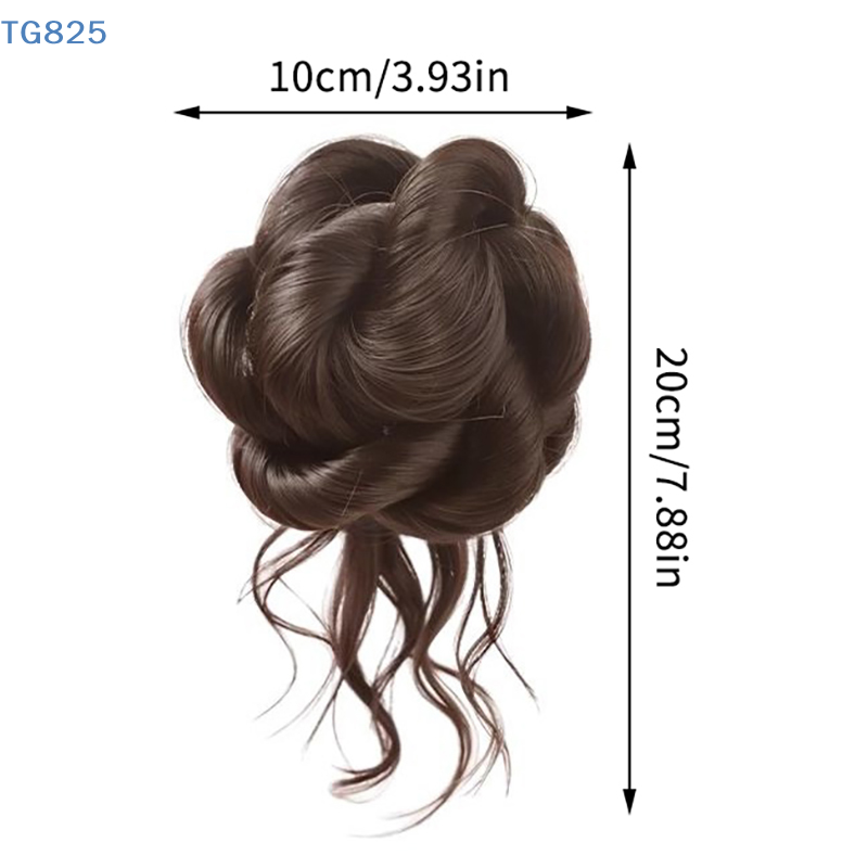 【AN】【AN】New Synthetic Hair Bun - đánh giá và giá Claw Clip Messy Bun Hair Piece