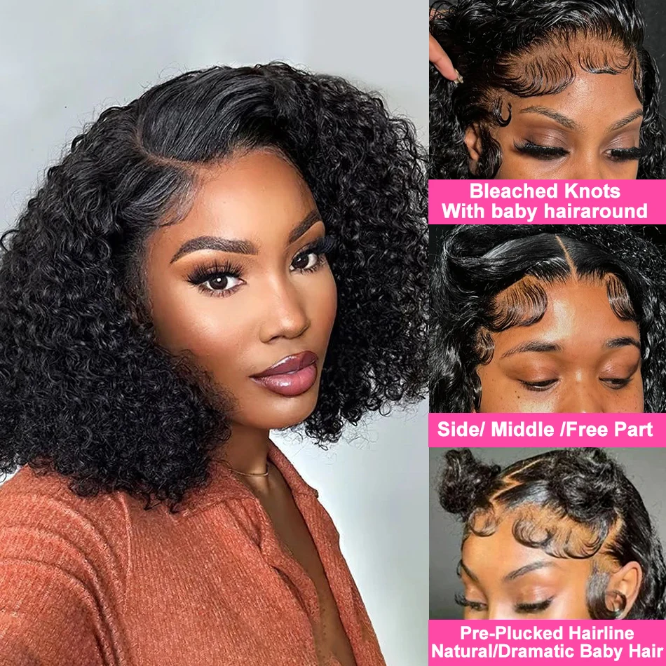 8-14 Short Inch Curly Wave Sho - đánh giá và giá Glueless Wear And Go Human Hair Wig