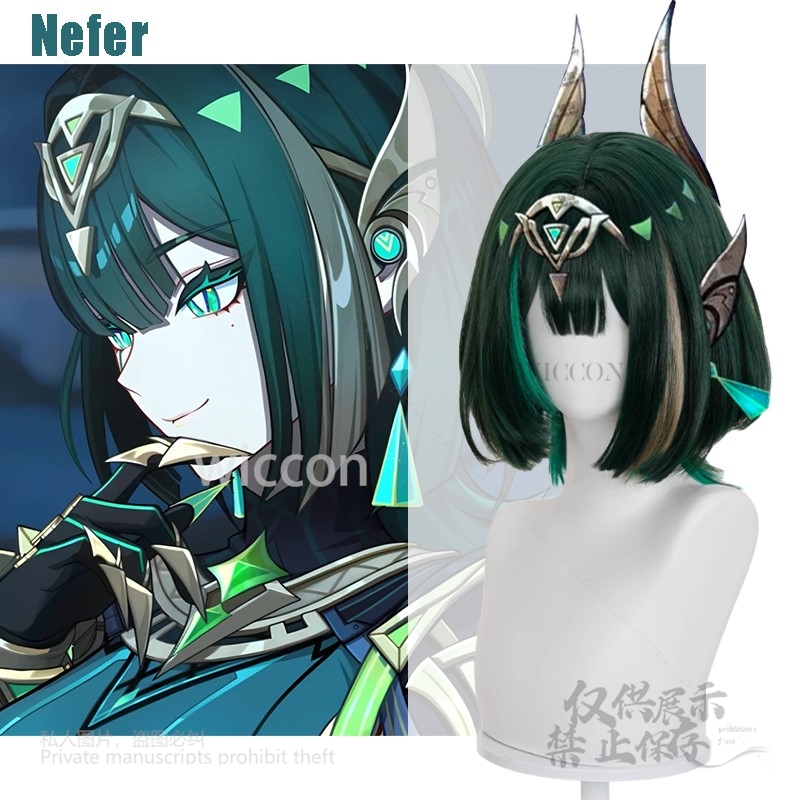 Anime Game Genshin Impact New  - đánh giá và giá Synthetic Wigs