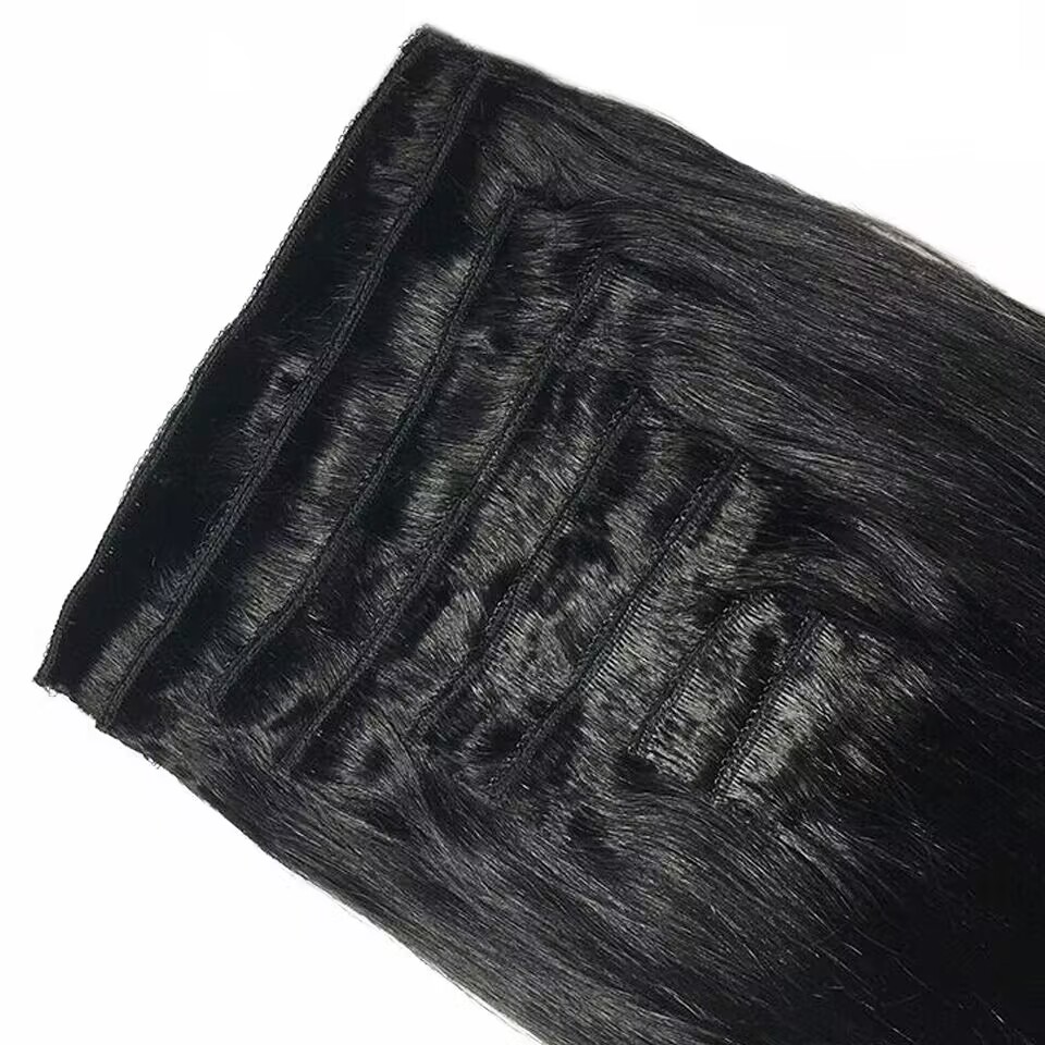 Clip in Hair Extensions Straig - đánh giá và giá Invisible Tape In Extensions Real Hair