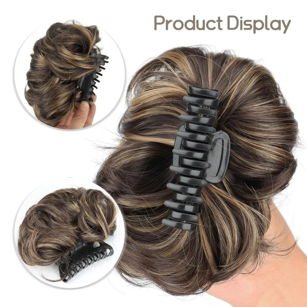 On Messy Hair Bun Hair Bun Cla - đánh giá và giá Claw Clip Messy Bun Hair Piece